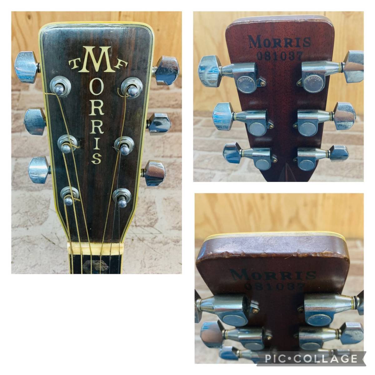 ギター morris w-80 ケース付き