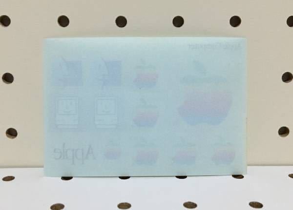 【デッドストック 希少 90s USA】APPLE COMPUTER SUSAN KARE HAPPY MAC STICKER SHEET (11pcs) アップルコンピュータ ステッカー シート #q_2
