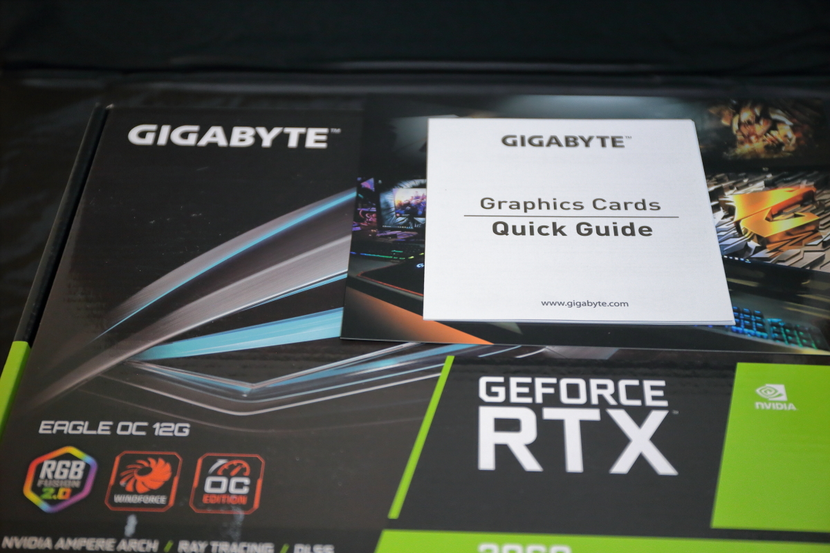 使用時間極小 ほぼ新品 GIGABYTE ギガバイト RTX3060 GV-N3060EAGLE OC 