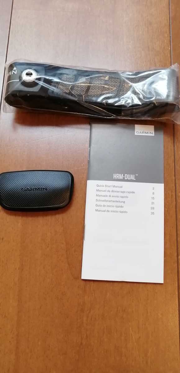 未使用 プレミアムハートレートセンサー ガーミン HRM-Dual 心拍計 GARMIN Edge130付属品
