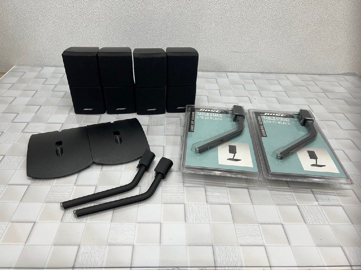 △3967 中古品 オーディオ機器 サテライトキューブスピーカー BOSE 4個
