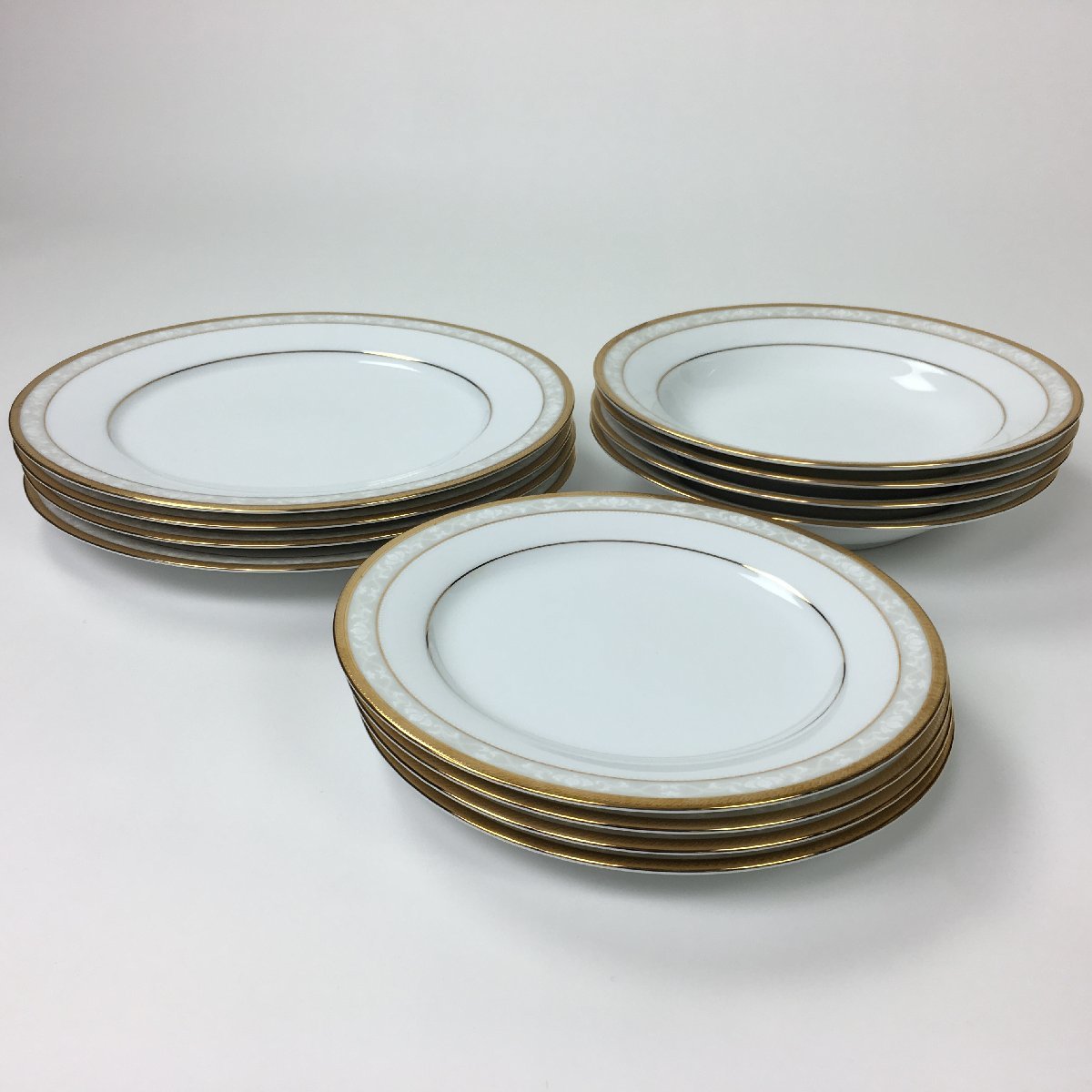 Noritake ノリタケ ハンプシャーゴールド カップ＆ソーサー 大皿 中皿 