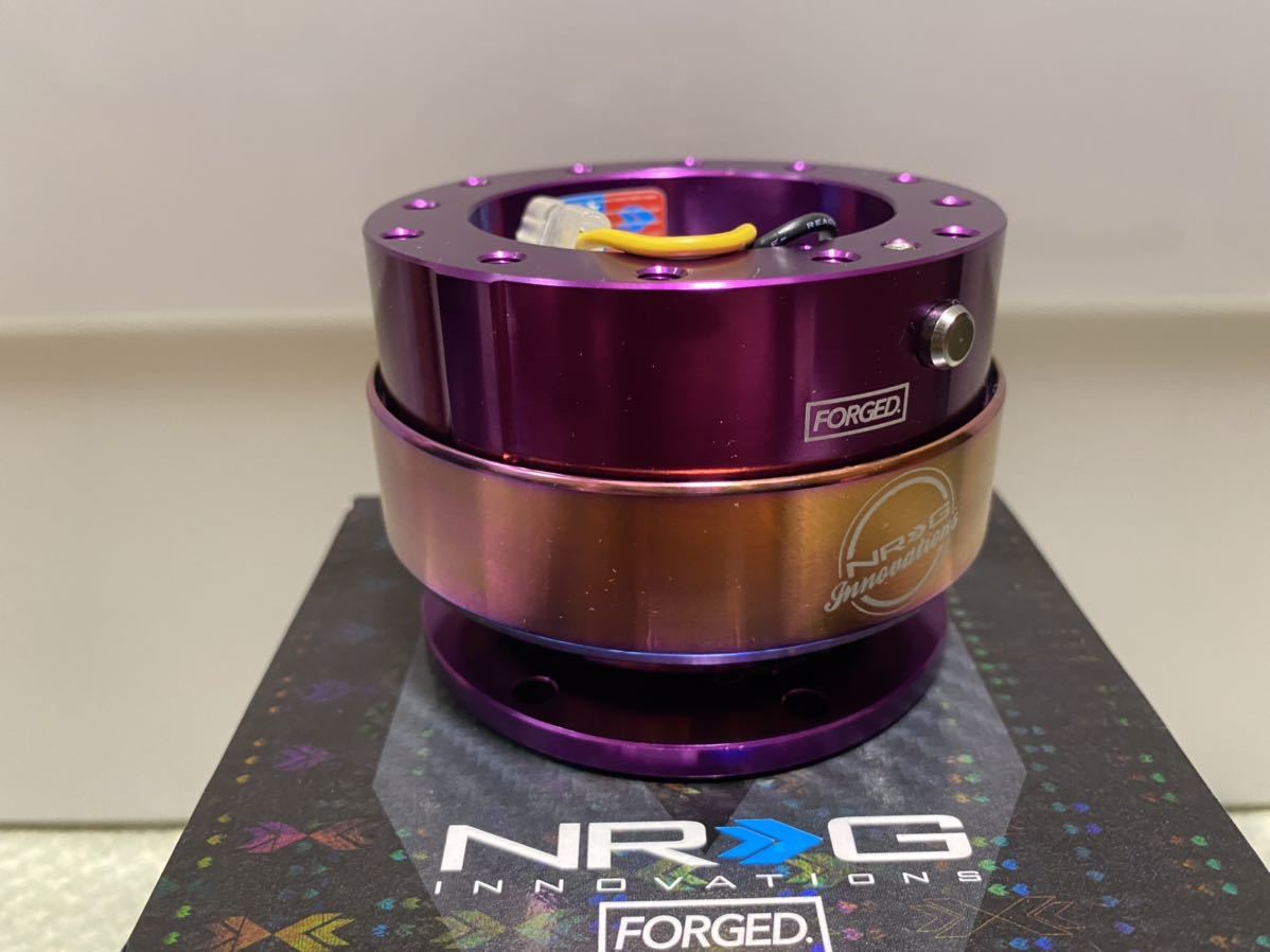 正規品] 即発送 新品 NRG クイックリリース SRK-200PP/MC パープル