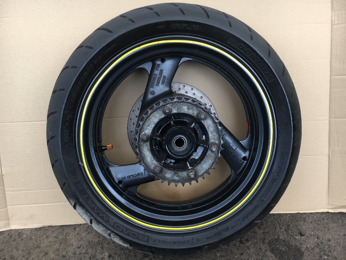 XJR1300 RP01J リアホイール ディスク付 レストア 組み換え 流用 OH