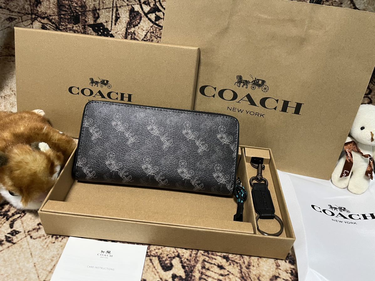 COACH コーチ 長財布馬車柄ブラック希少品新品 新品 新作 コーチ COACH コーチ 長財布馬車柄ブラック希少品新品 新品 新作 コーチ