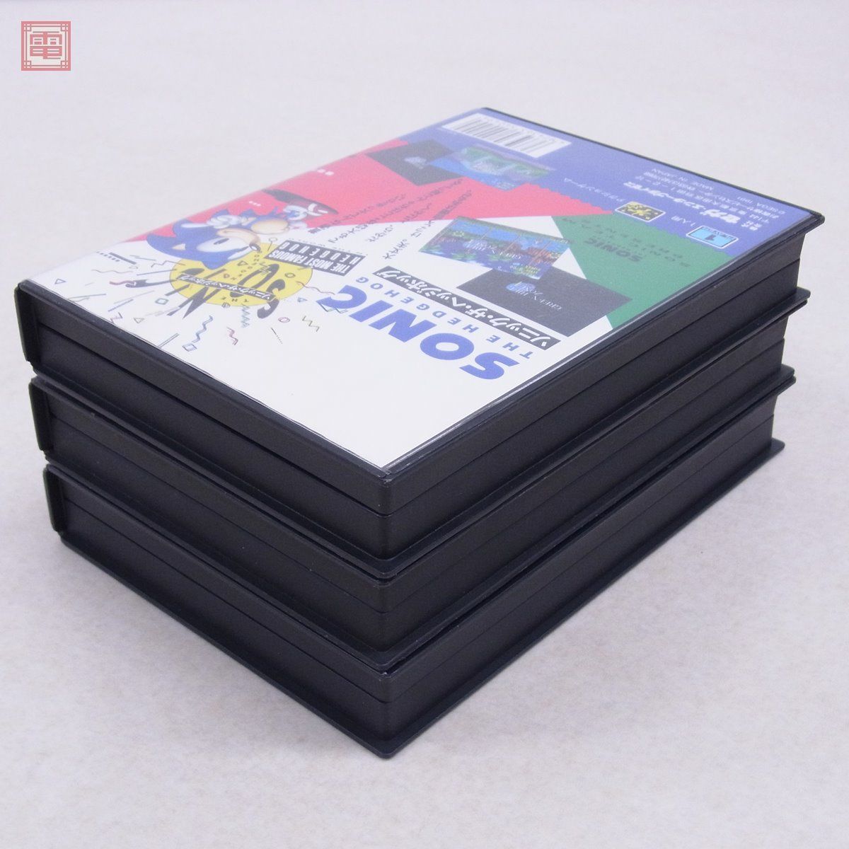 MD メガドライブ ソニック・ザ・ヘッジホッグ 1+2+3 まとめて3本セット 