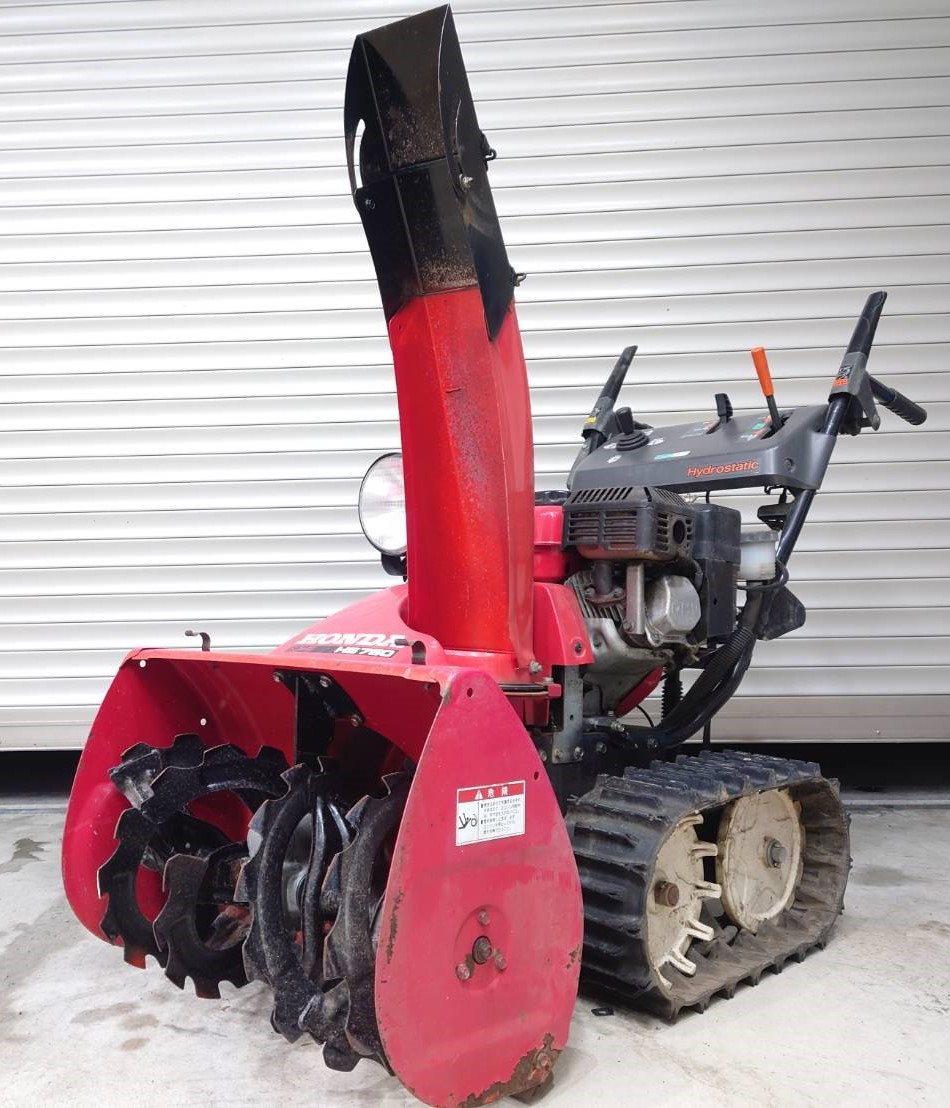 富山県高岡市発 ホンダ除雪機 HS760 オーガガスダンパー新品交換済