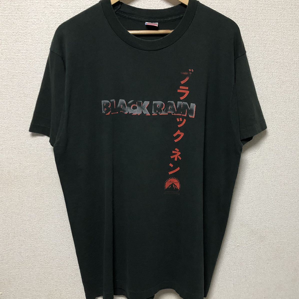 スペシャル 80s BLACK RAIN ブラックレイン 松田優作 高倉健 Tシャツ 映画 ムービー