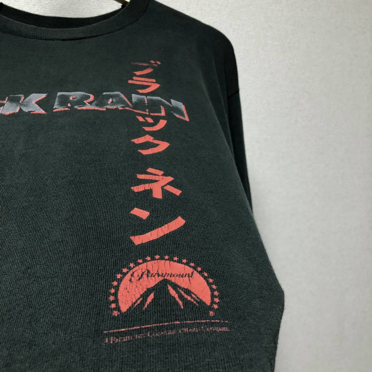 スペシャル 80s BLACK RAIN ブラックレイン 松田優作 高倉健 Tシャツ 
