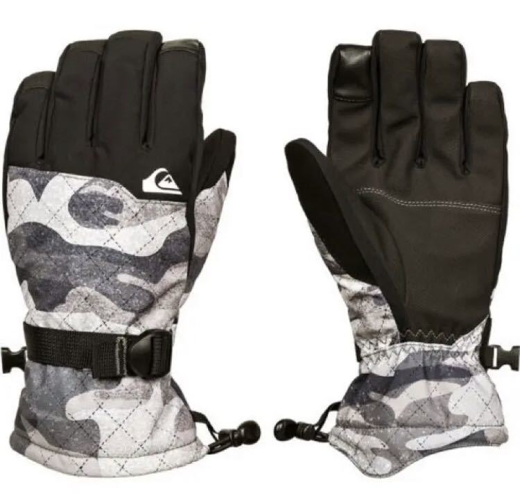 送料無料 新品 QUIKSILVER MISSION GLOVE L