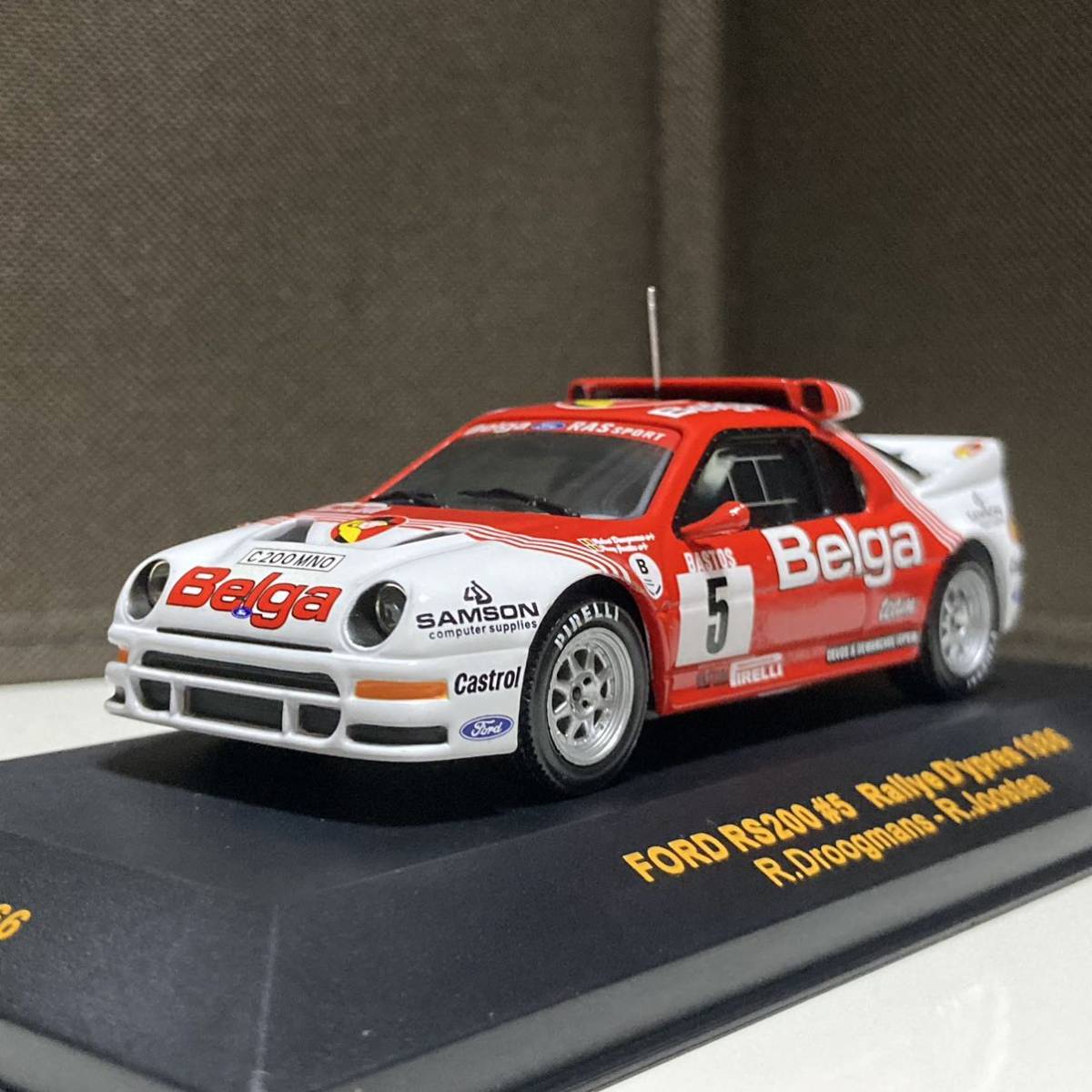 1/43 イクソ フォード RS200 箱付き ixo Ford 1986 #5 グループB