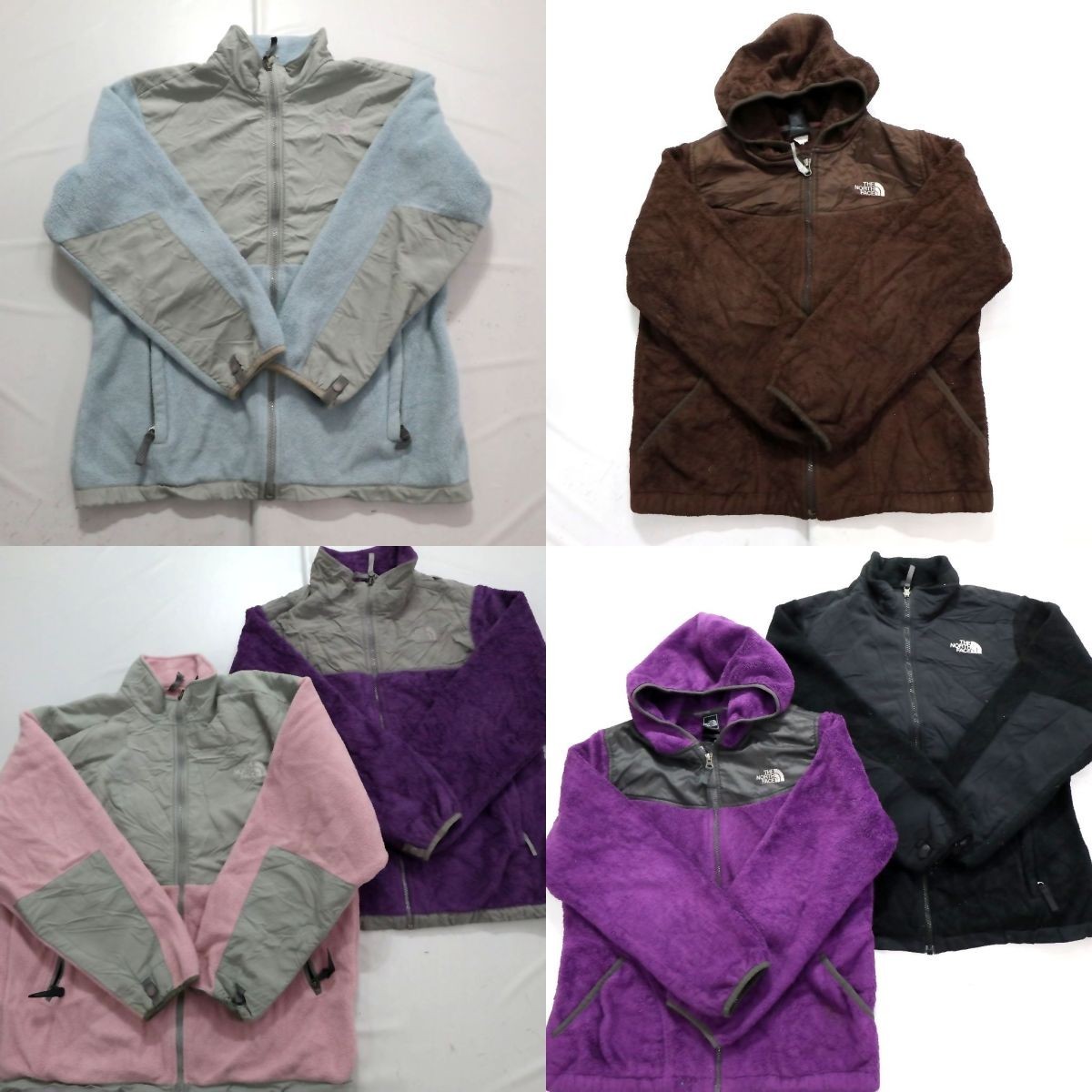 ◎ノースフェイスデナリジャケット set フリース アウトドア 他 (キッズXL) 6枚セット まとめ売り 古着卸 1円スタート 最落なし MK9208