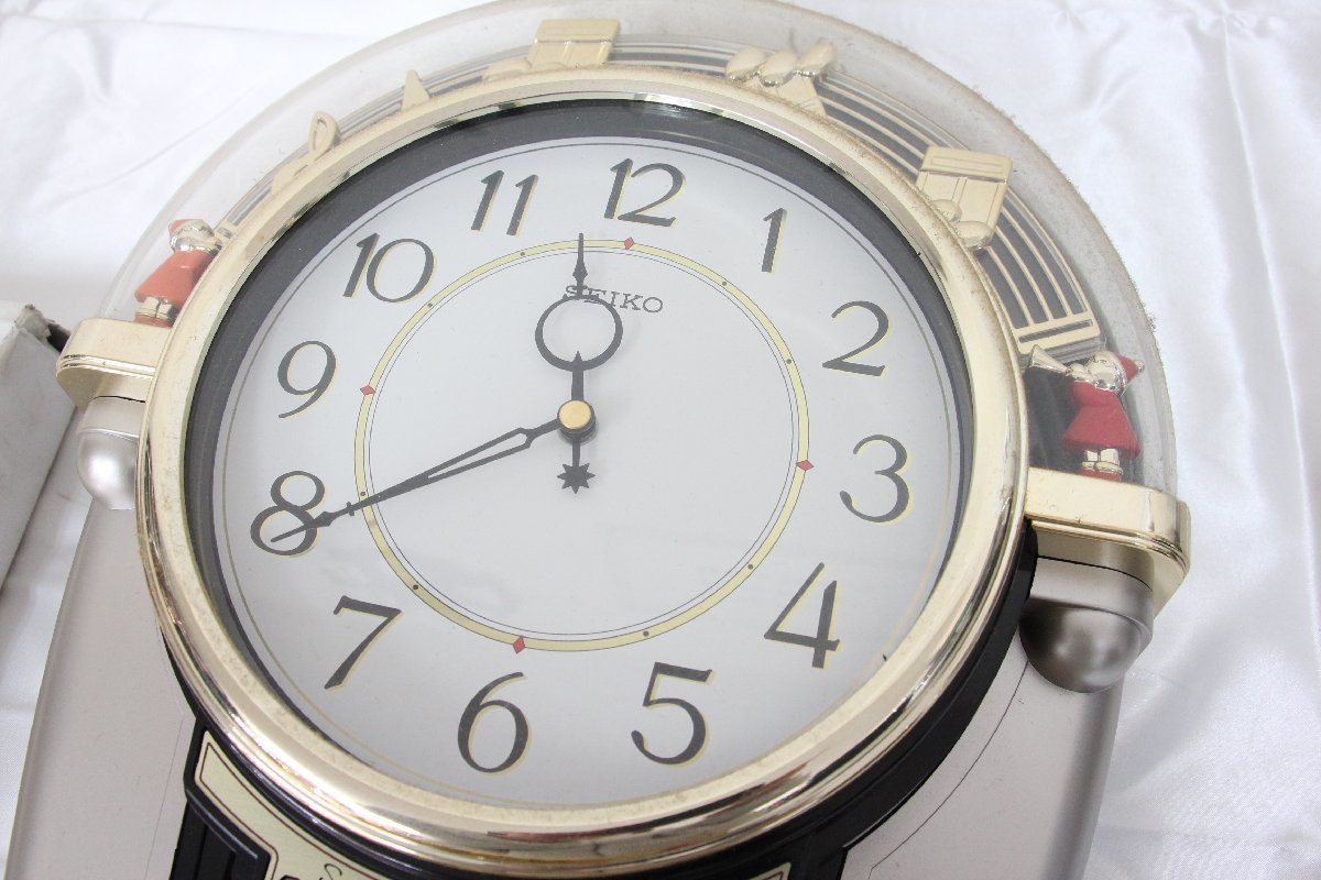 ○SEIKO 壁掛け時計 からくり時計 zigzag ジグザグ AM610G(アナログ