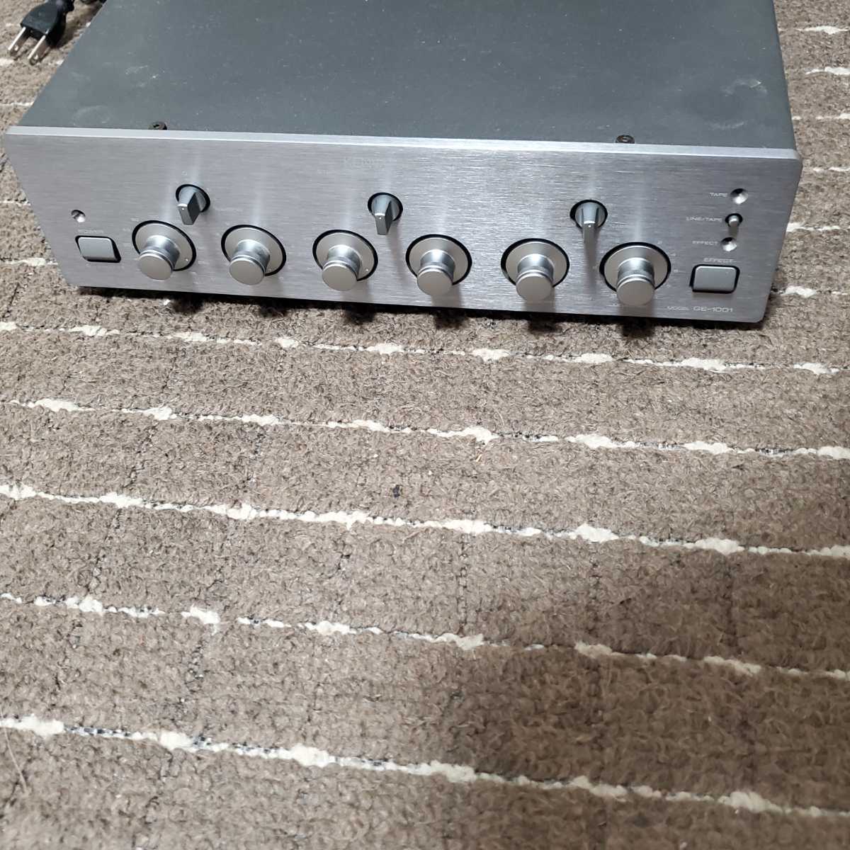 即決 KENWOOD GE-1001 パラメトリックイコライザー　