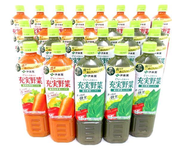 送料300円(税込)■wh378■◎伊藤園 ぐいっと飲める充実野菜(740g) 2種 26本【シンオク】