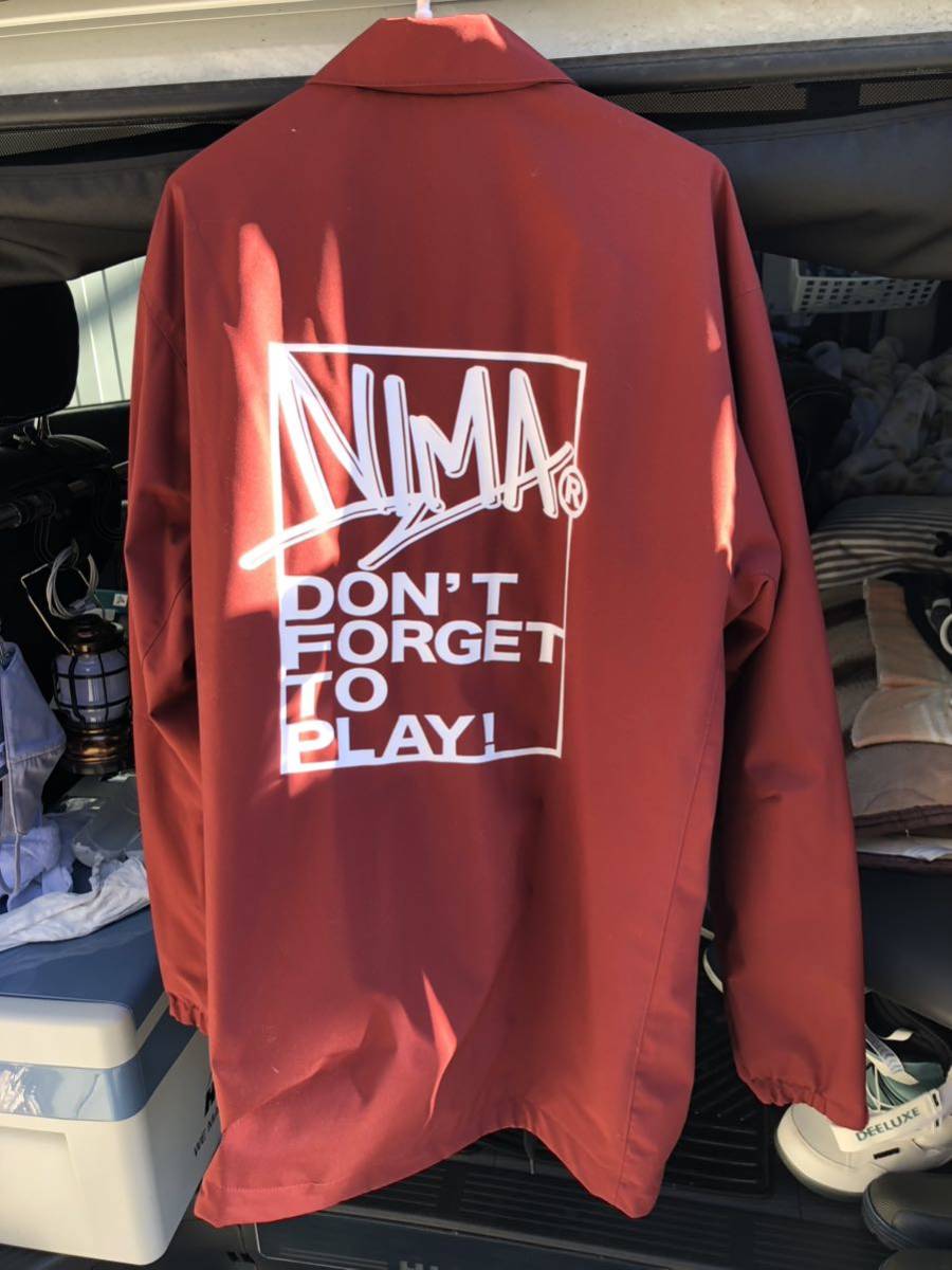 スノーボード ウェア NIMA ジャケット LLサイズ エンジ色 ウエア、装備