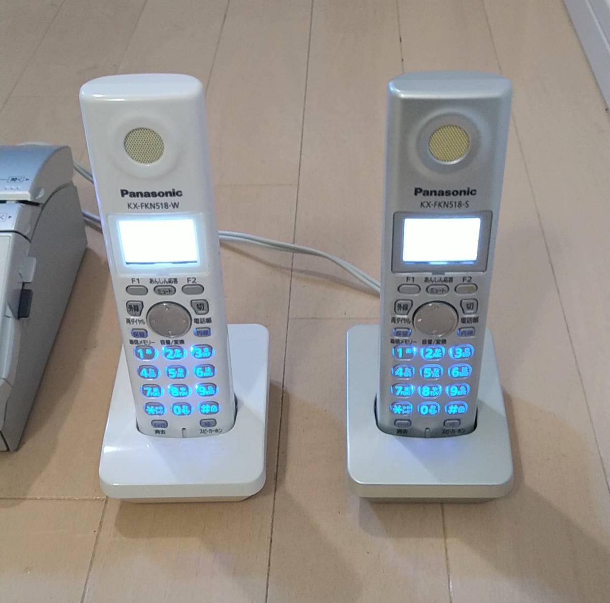Panasonic パーソナルファクス KX-PD625-W おたっくす 子機2台付き