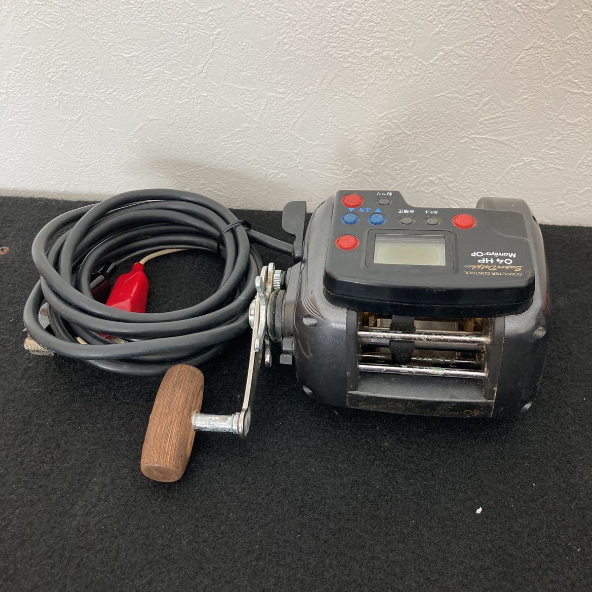 マミヤオーピースーパードルフィン04HP電動リール！電源コード付