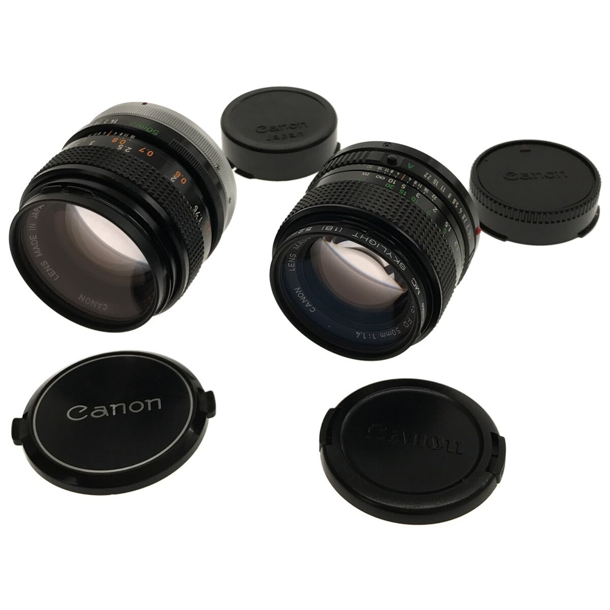 カメラ Canon FD 50mm f1.4 単焦点レンズ 2本セット