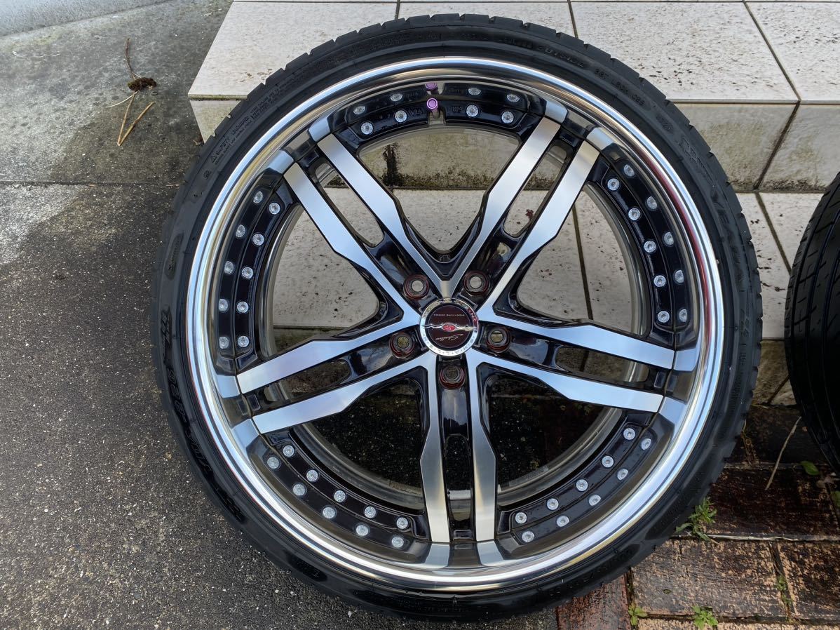 AME シャレン 20インチ 8.5j +30 2本 9.5j +38 2本 PCD114.3 SHALLEN  