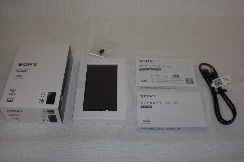 ☆b未使用 SONY NW-A105 ウォークマン 16GB ブラック NW-A105