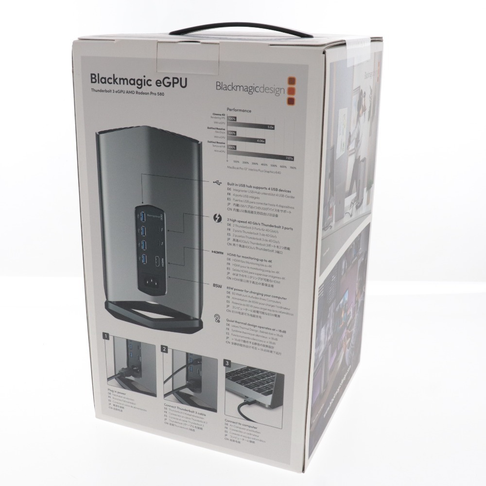 ☆ Blackmagic eGPU RX580(JP) Mac用 外付け GPU グラフィックボード