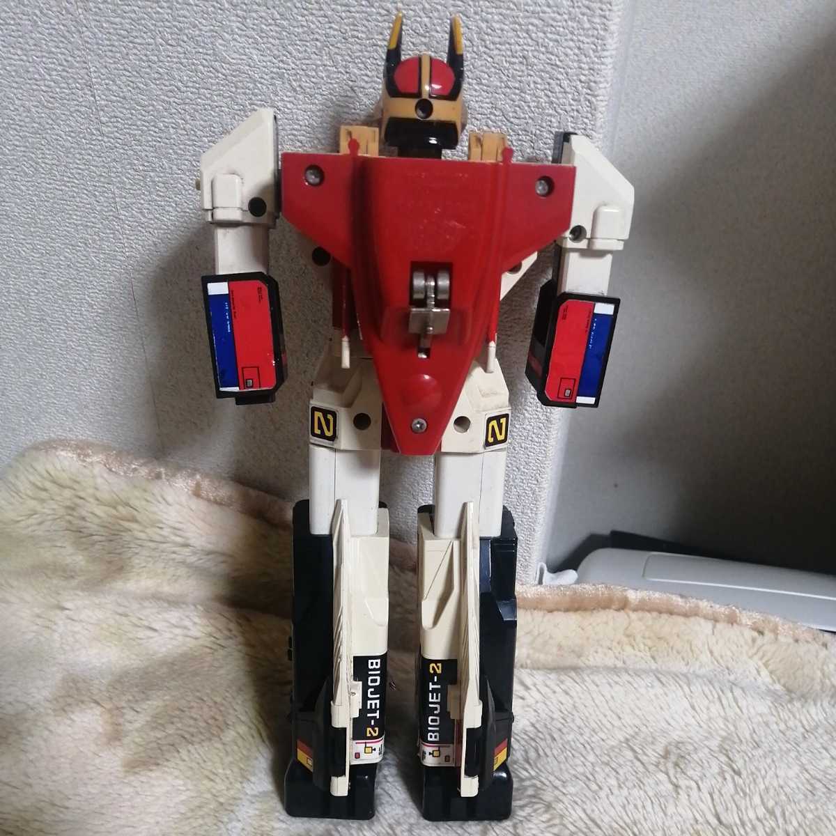 超電子バイオマンDX超合金 バイオジェット1.2 BANDAI 1984 バイオロボ 