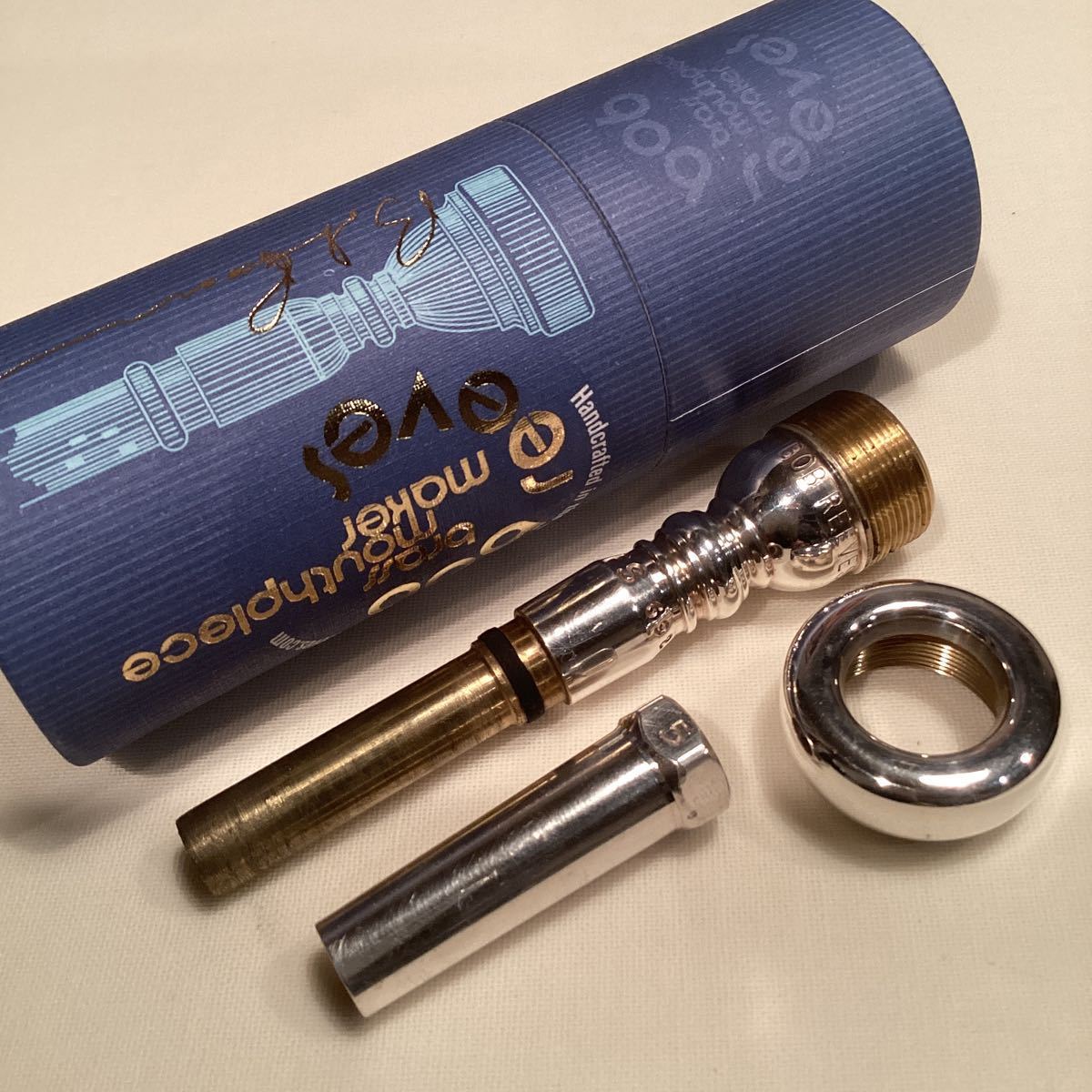 Bob Reeves Trumpet ボブリーブス 40ES 69バックボア Mouthpieces from