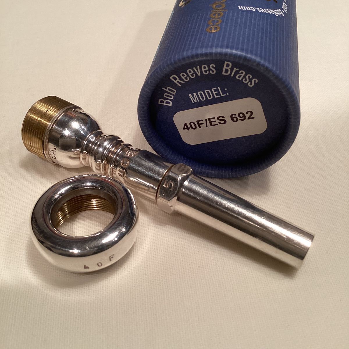 Bob Reeves Trumpet ボブリーブス 40ES 69バックボア Mouthpieces from