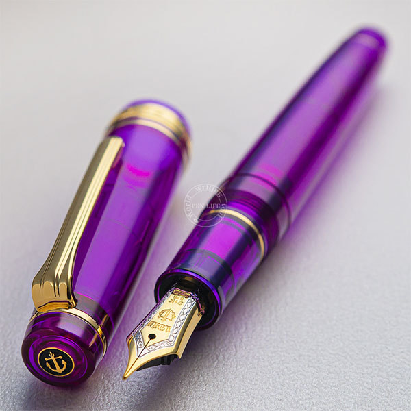 ◇○1月目玉品【WANCHER×SAILOR/セーラー】限定 21金万年筆 透明軸