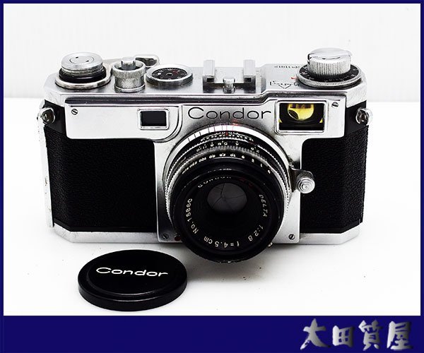 売り手 94)質屋☆希少【Condor Delter CONDOR A.C DELTA 45mm 1：2.8