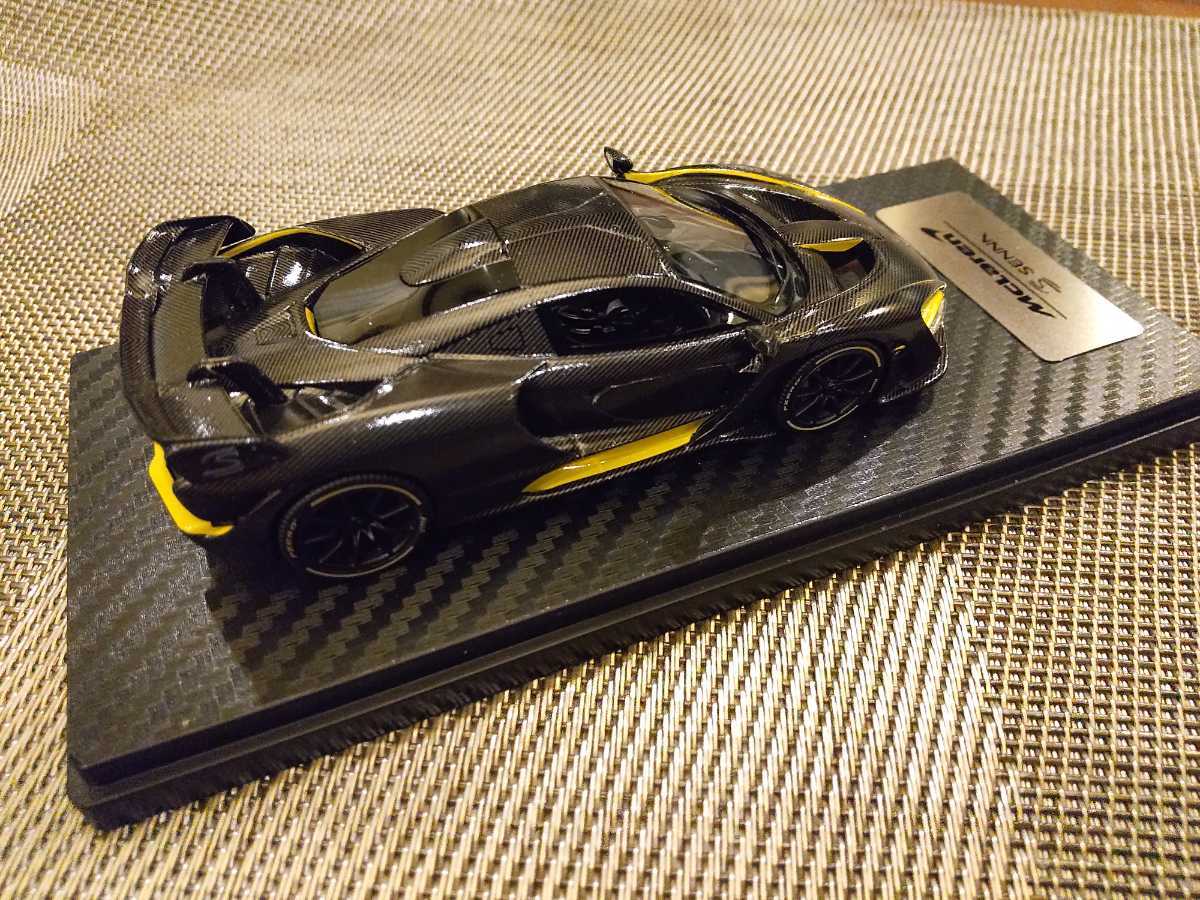 1&frasl;43 マクラーレン セナ セナ」の テクノモデル Cars TSM 1/43 マクラーレンセナ フルカーボンモデル BBR メイクアップ スパーク エブロ