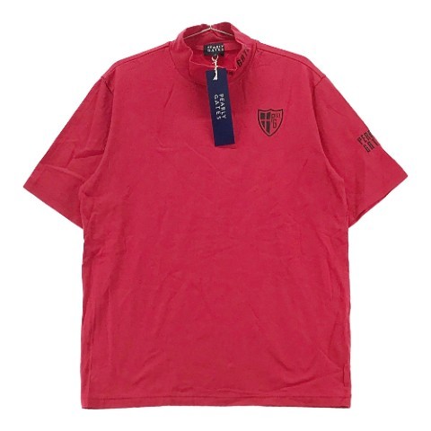 PEARLY GATES パーリーゲイツ 半袖ハイネックTシャツ レッド系 5