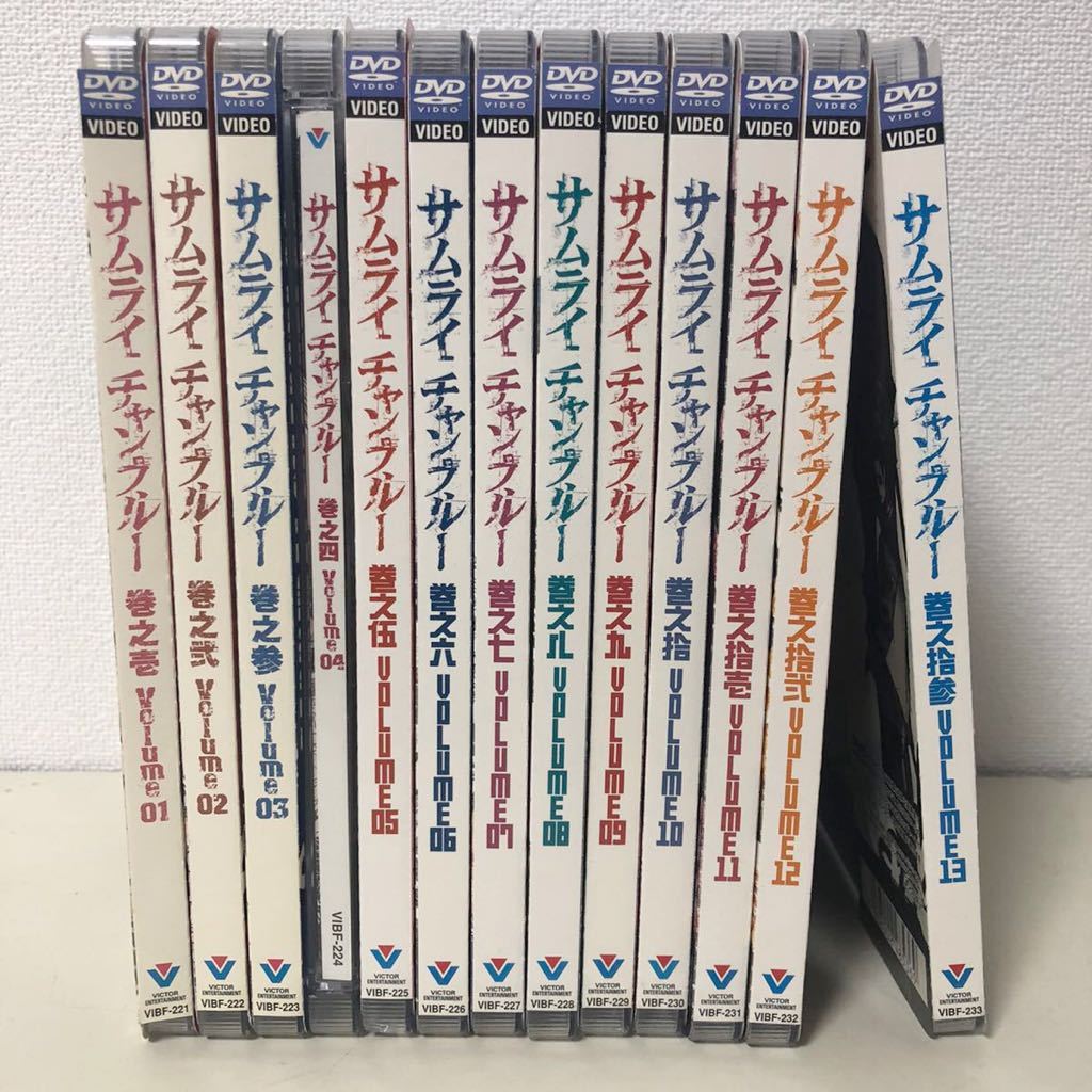 サムライチャンプルー DVD - ケース付 SAMURAI 中井和哉 サムライ