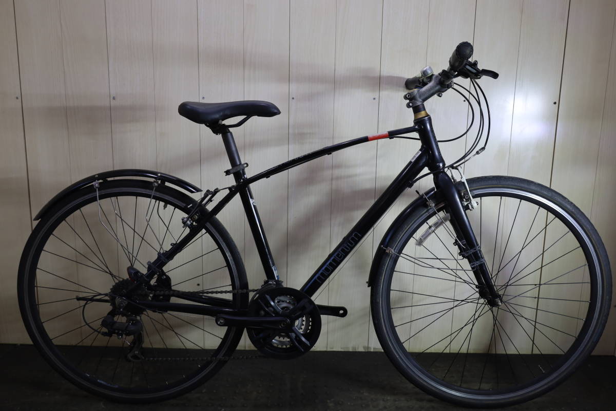 人気良品！GIANT-MOMENTUM iNEED W-1 700C アルミ 21速 450mm BLACK  