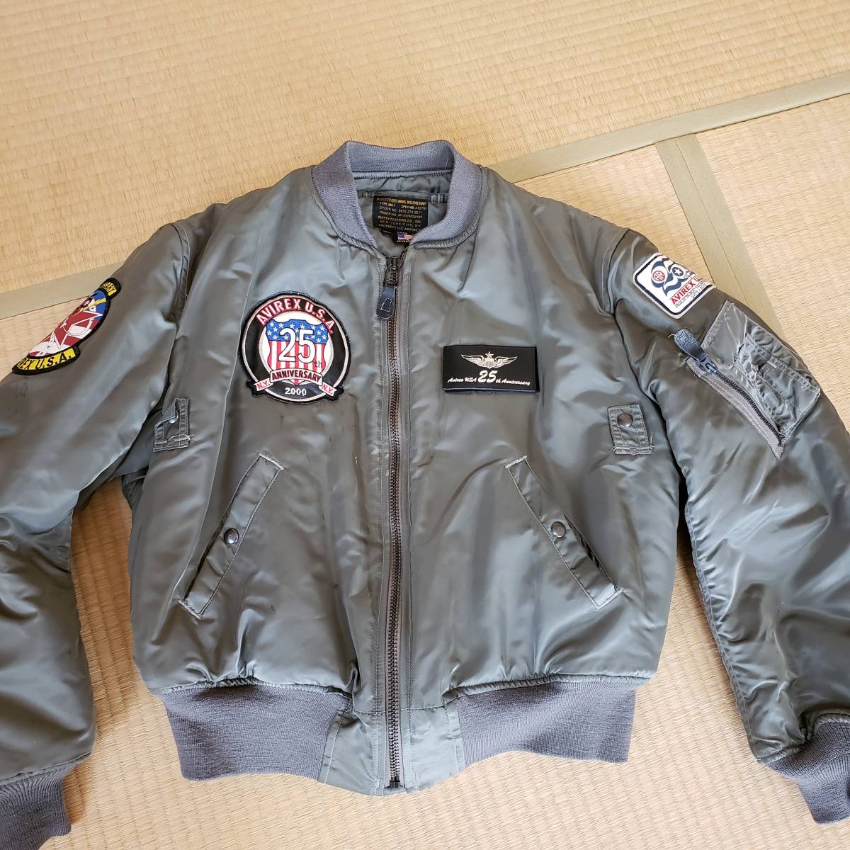 AVIREX フライトジャケット MA-1 USA製 25周年記念モデル サイズ AVIREX フライトジャケット MA-1 USA製 25周年記念モデル サイズ