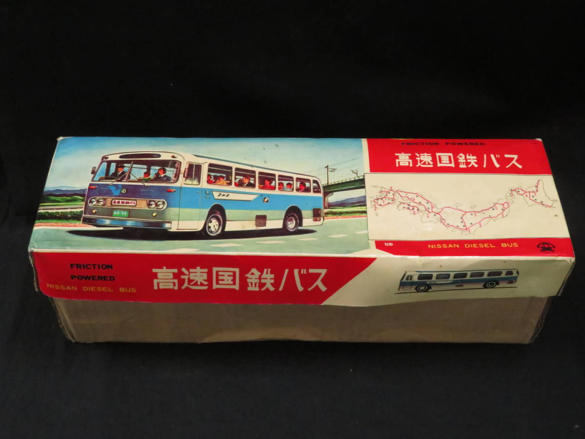 希少・昭和レトロ】浅草玩具 観光Kバス ブリキ玩具 当時物