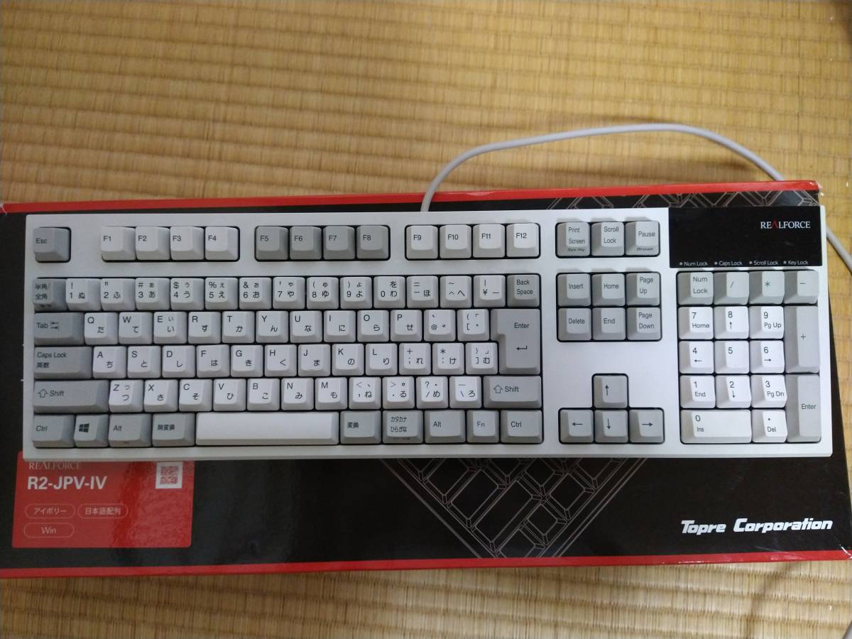 東プレ REALFORCE R2 日本語108ハイレツ セイデンヨウリョウムセッ