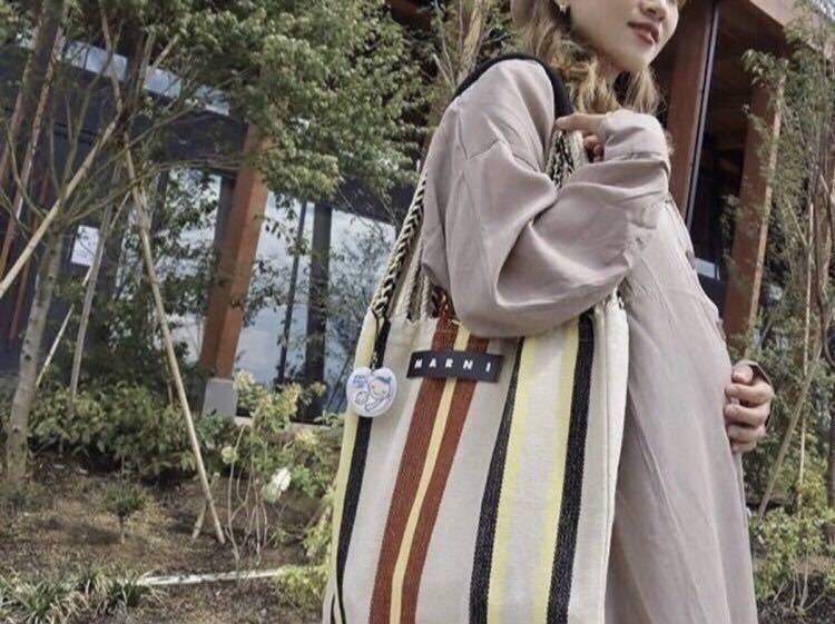 Marni マルニフラワーカフェ ハンモックバッグ トートバッグ エクリュ 