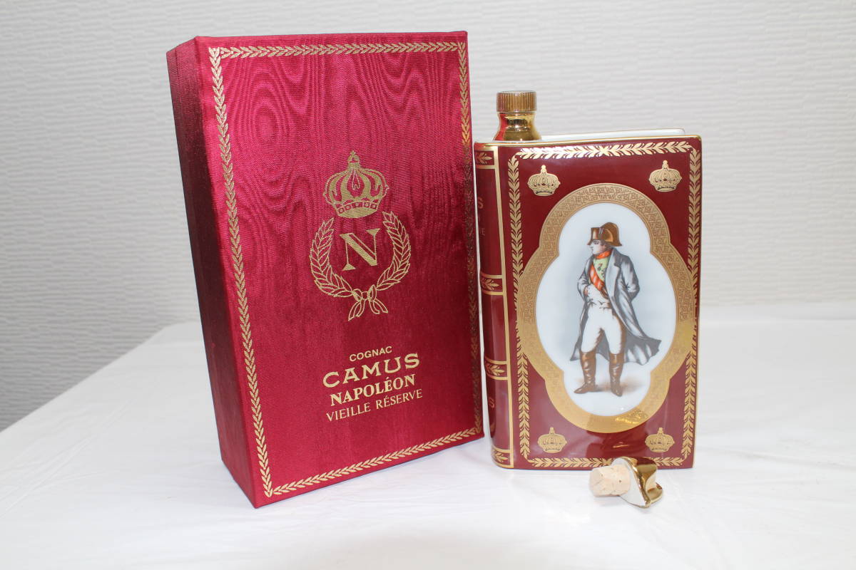 137-1/13）【未開栓】CAMUS NAPOLEON カミュ ナポレオン ブック 赤