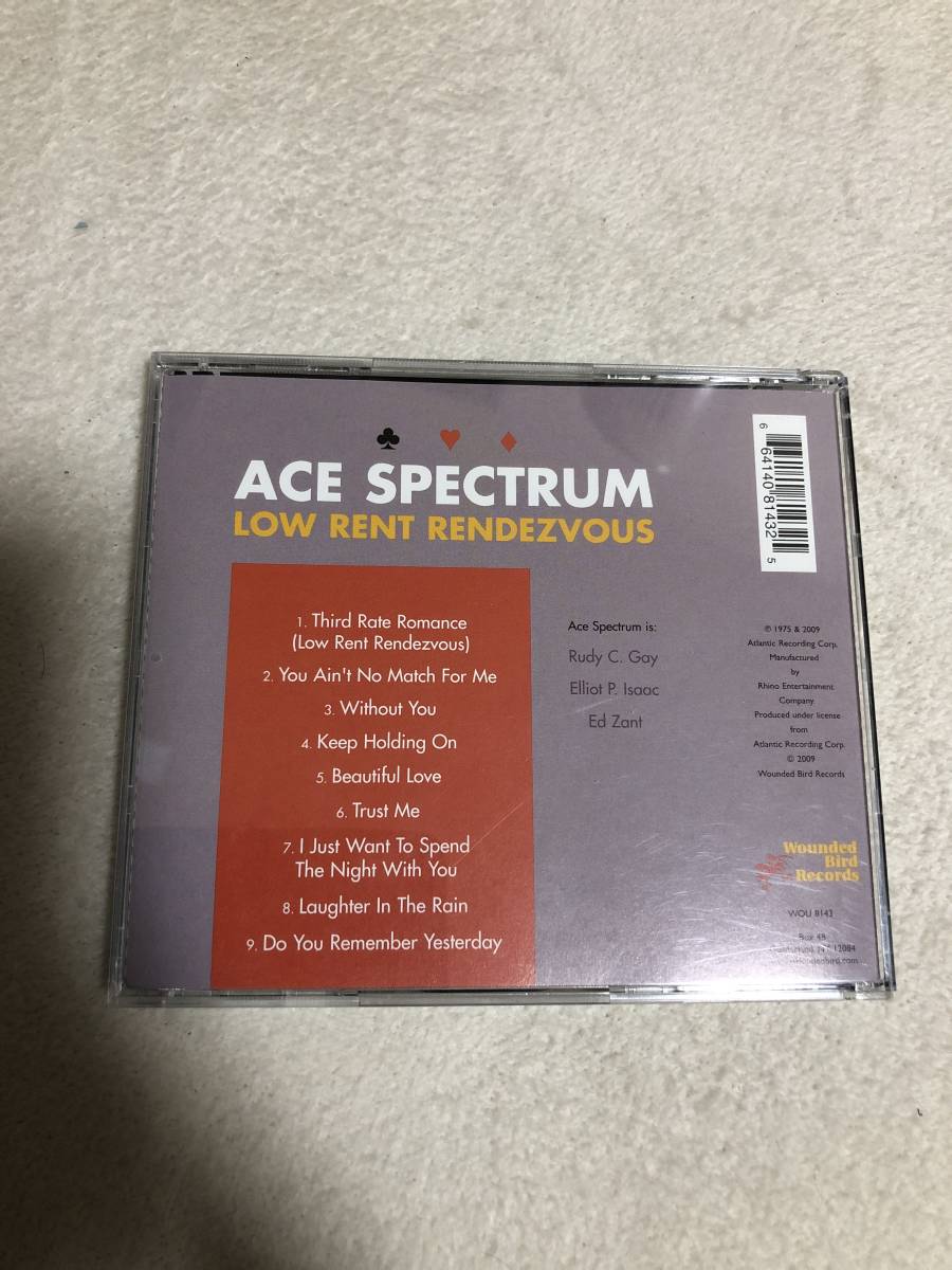 ace spectrum/LOW RENT RENDEZVOUS CDアルバム.フィリー.main ingredient.partick ...