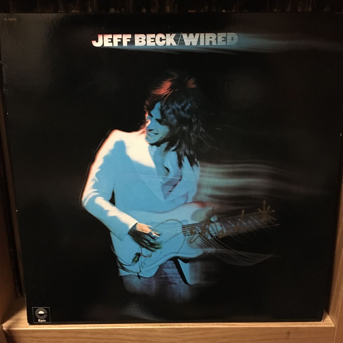 Jeff Beck ジェフ・ベック 直筆サイン入りLPレコード WIRED 輸入盤