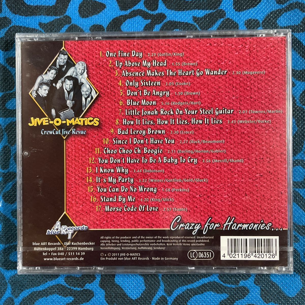 The Crazy For | Jive-O-Matics Jive - Harmonies : for CD LE 廃盤