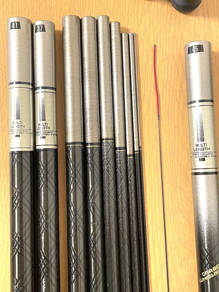 31 ダイワ 渓流竿 CARBO-WHISKER 夕映 硬調45 4.5 - 4.1 - 3.7 マルチ