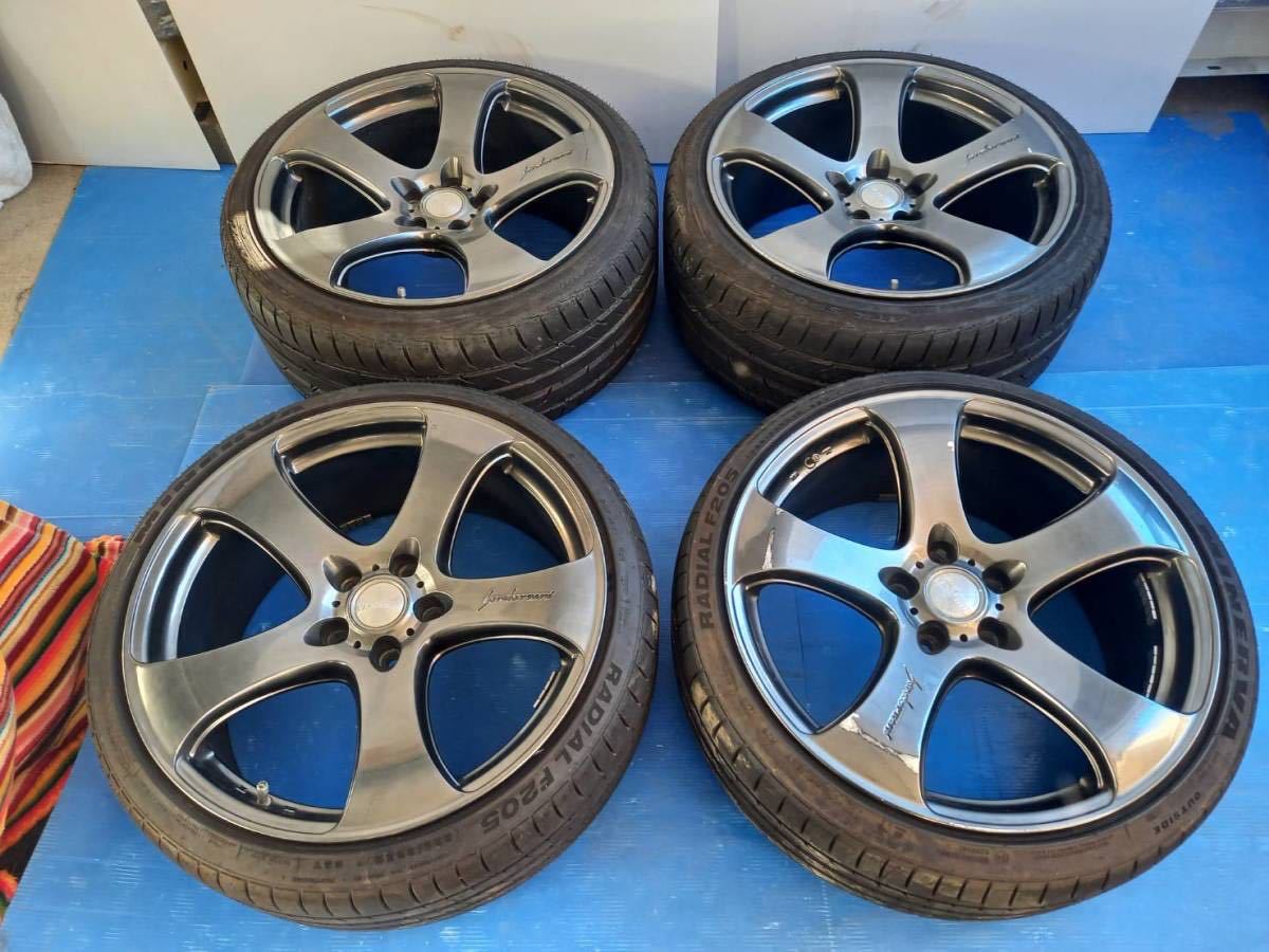 VENERDI　ヴェネルディ　ホイール　1台分 19インチ 19×9.5J　19×8.5J　PCD114.3　5穴　中古　☆050113ｓ