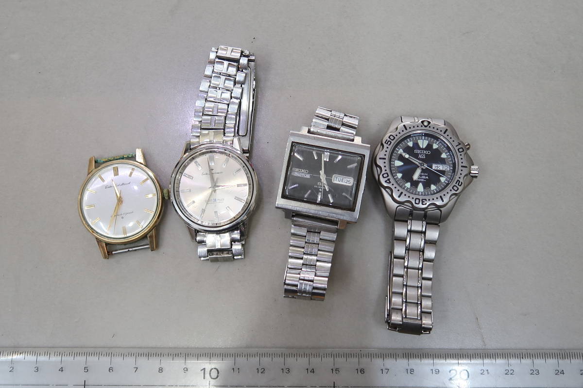 ▲▽1円～ SEIKO セイコー メンズ 自動巻き AGS 機械式 腕時計 まとめて 計4点③△▼