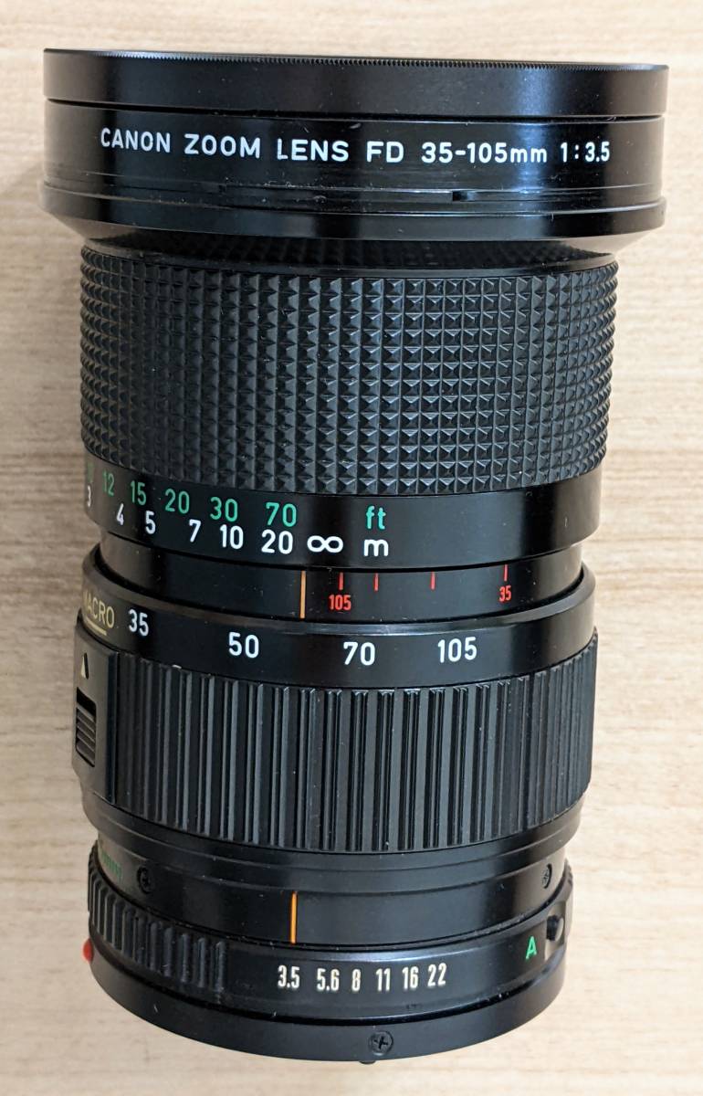 7626】Canon キャノン F-1 CANON ZOOM LENS FD 35-105㎜ 1:3.5 一眼