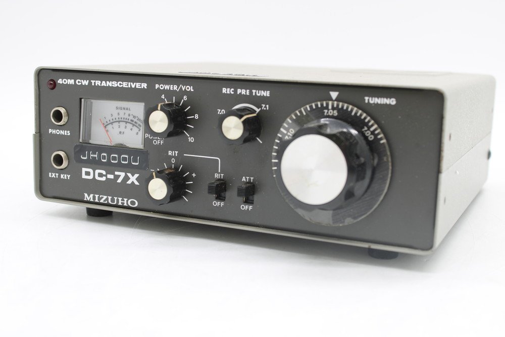 週末限定価格 MIZUHO DC-7X 40M CWトランシーバー ミズホ 無線機 DC-7X 40M CW トランシーバー TRANSCEIVER MIZUHO