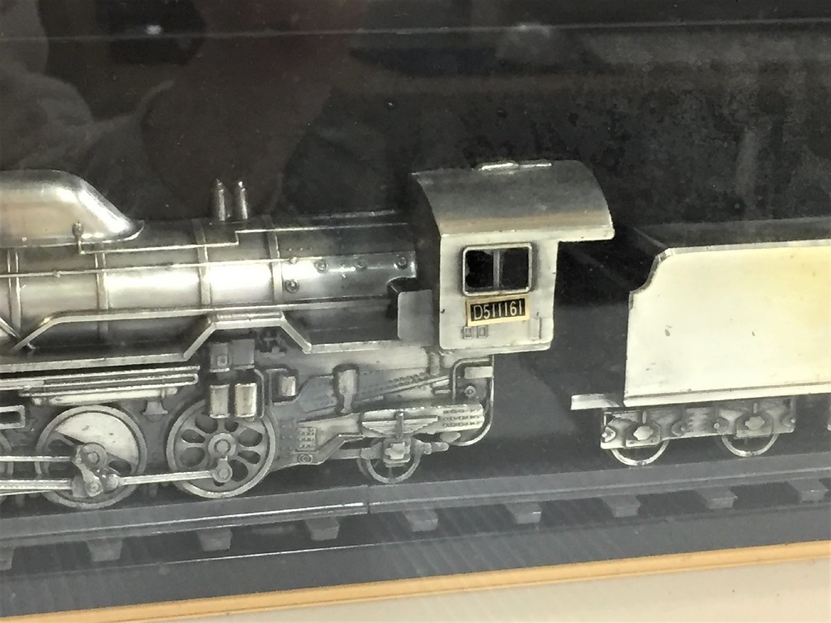 A93804 額装 国鉄 門司鉄道管理局長 効績章表彰 D51 蒸気機関車 記念品 