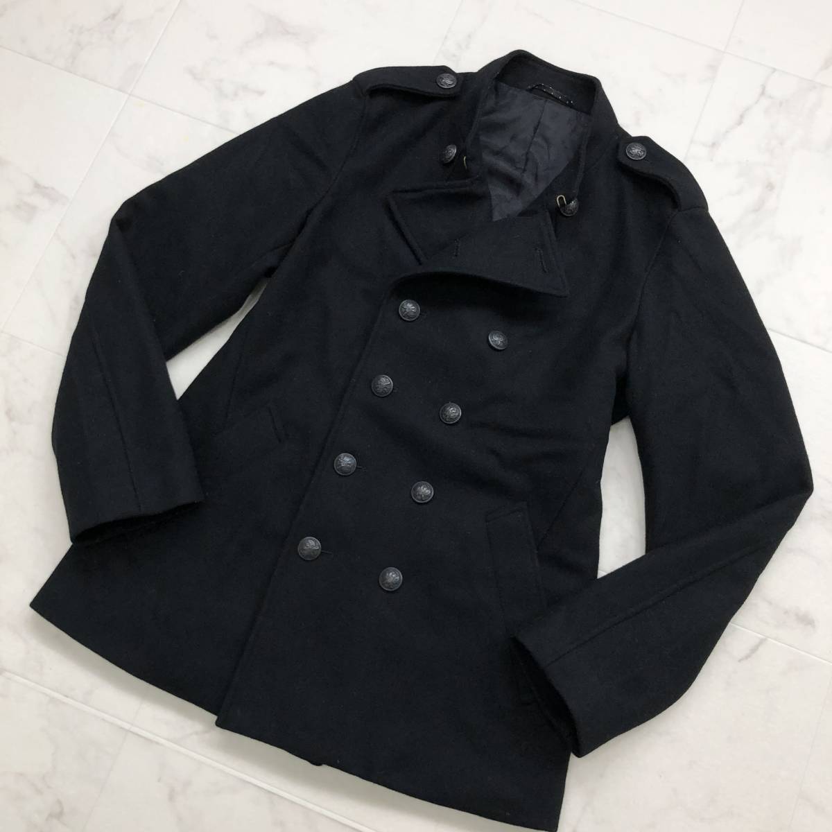 人気のナポレオンコート☆ポールスミス【Paul Smith】カシミヤ混 P
